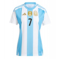 Argentina Rodrigo De Paul #7 Domaci Dres za Ženska Copa America 2024 Kratak Rukav